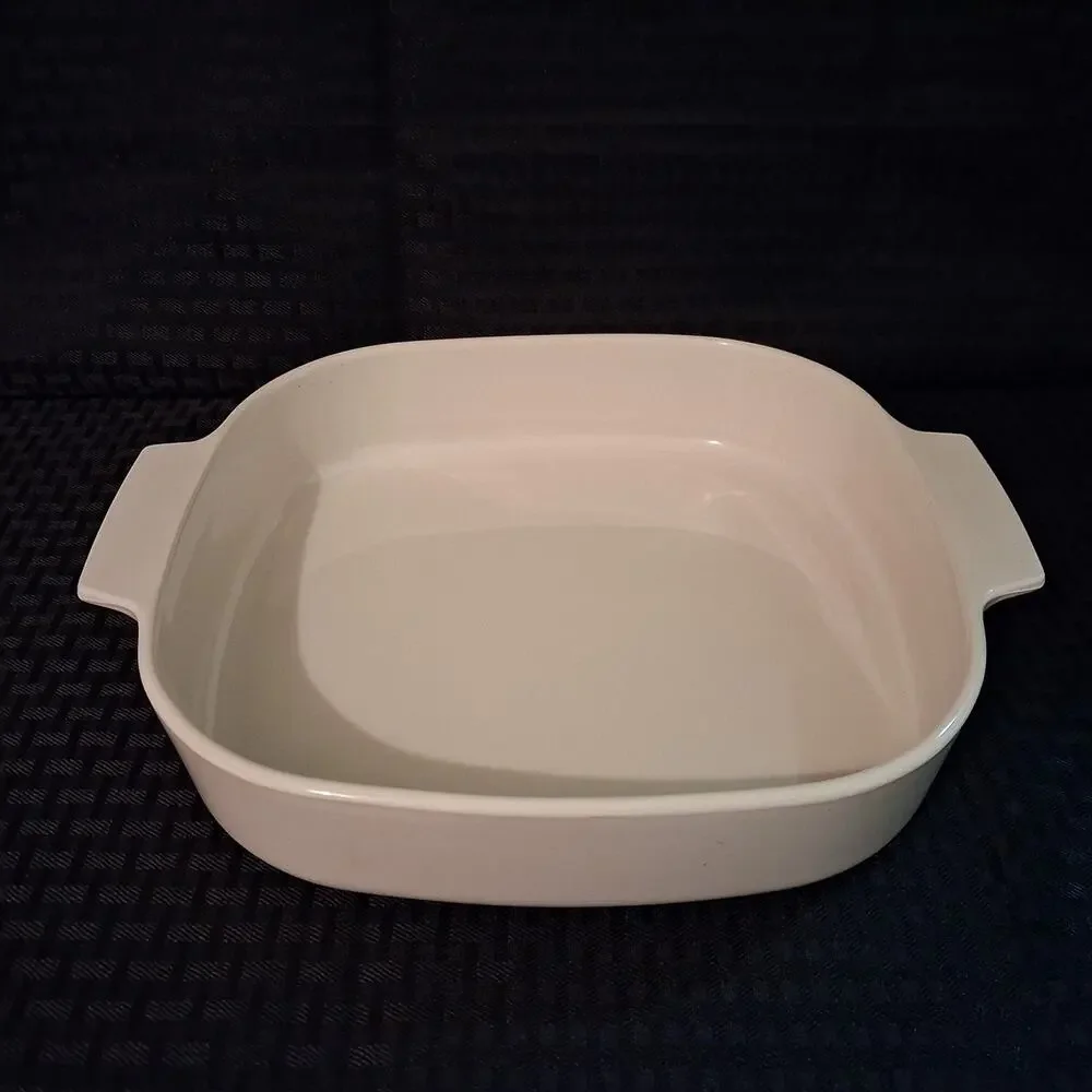 Corning Ware A-10-B 2.5L Casserole Baker Sandstone Beige Vintage